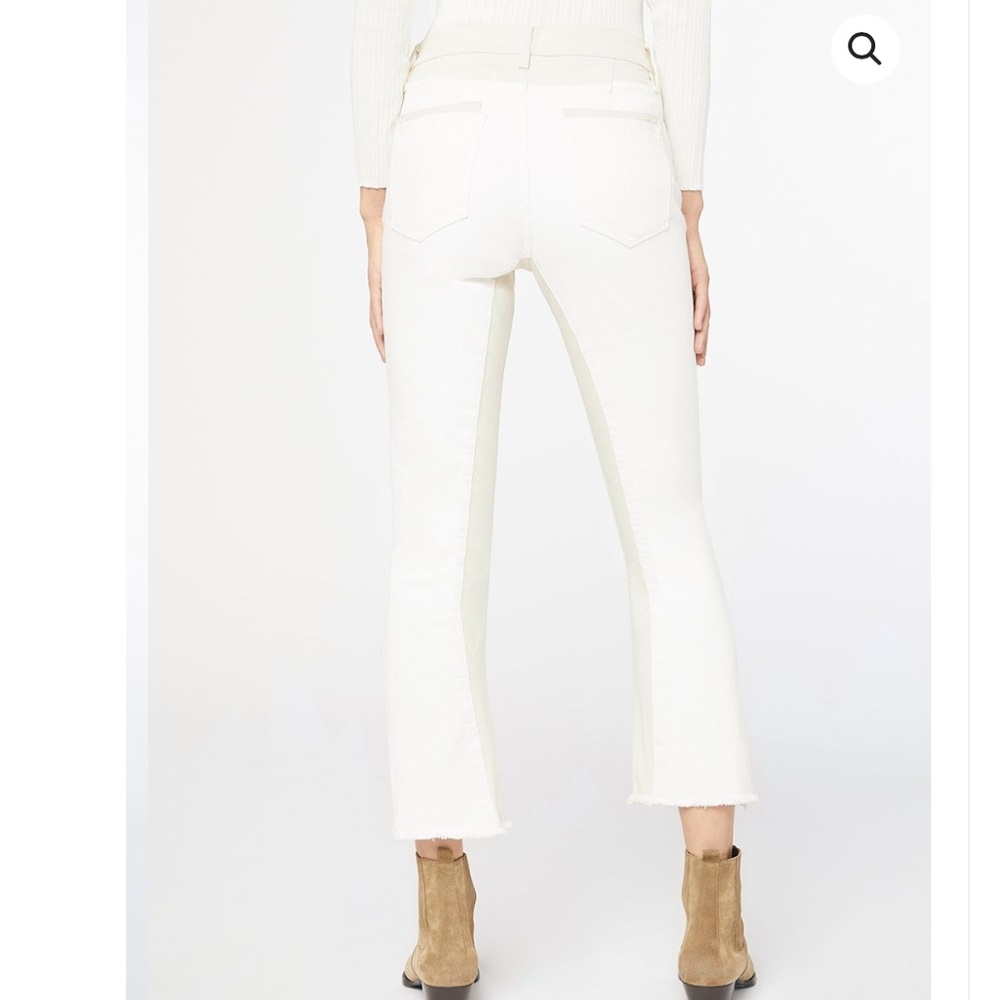 Frame Le Crop Mini Boot Crop Color Block - image 2